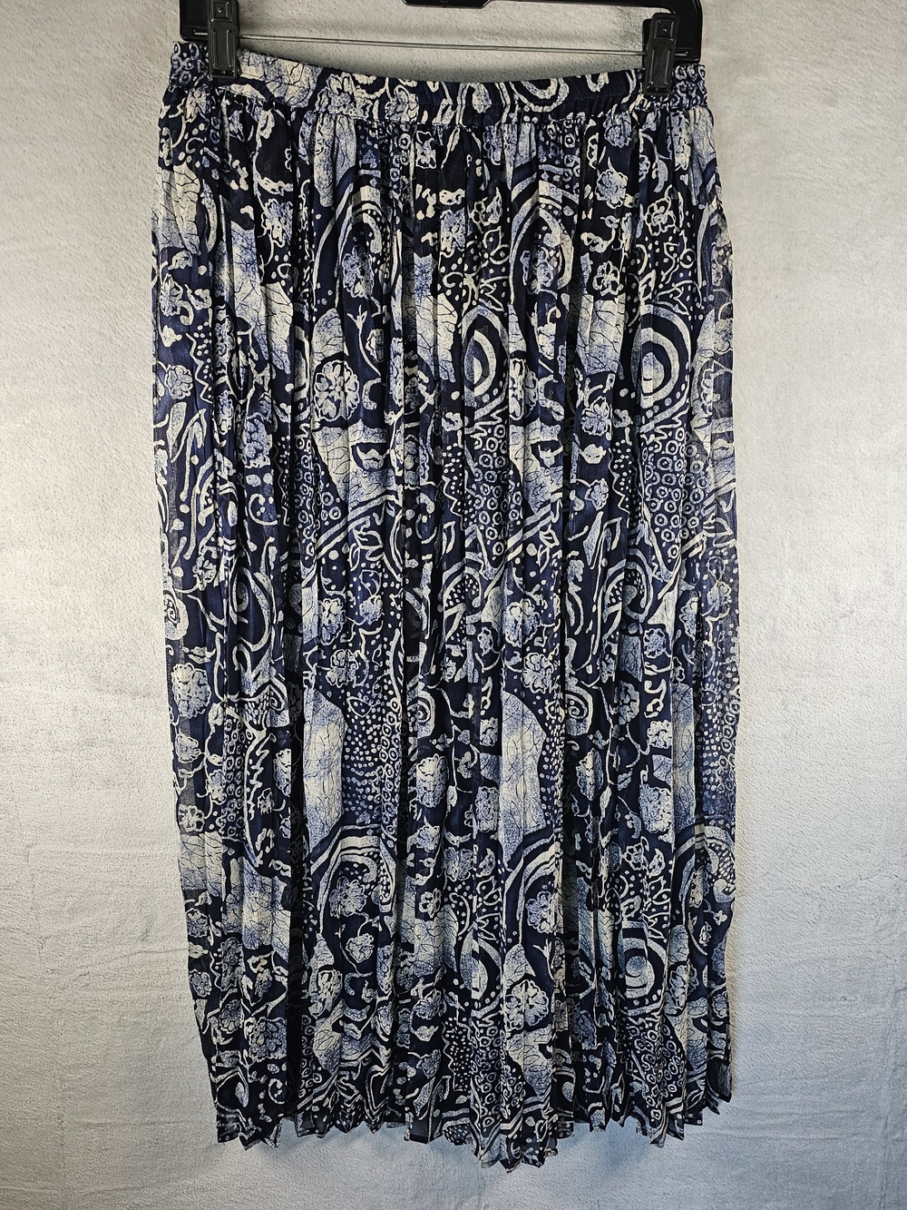 Vintage Dana Buchman Sz. 6 Women's 100% Silk Skirt Dress Bohemian Stretch Floral